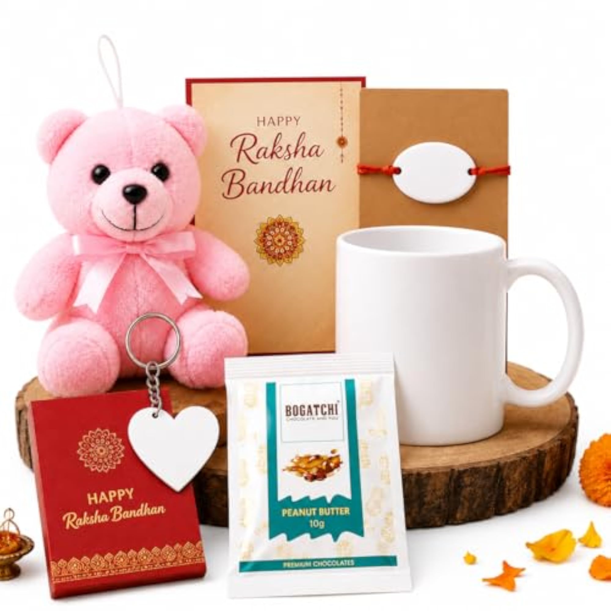 Customised Brother Rakhi Gift Combo, Personalised